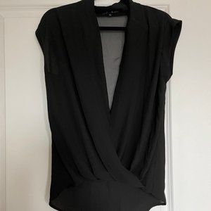 Ro & De Black Tank Blouse